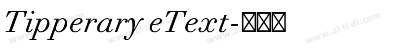 Tipperary eText字体转换 Tipperary eText字体转换